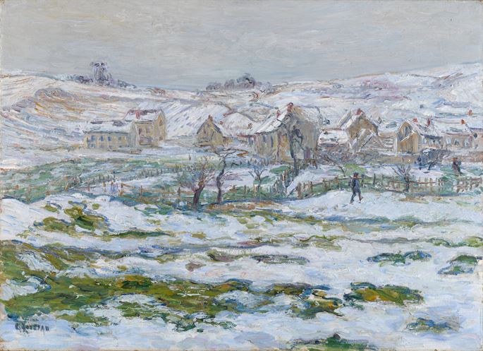 Gustave Loiseau - Le dégel, la côte des Sablons, Hédouville | MasterArt